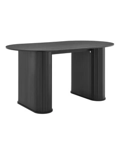 Kayla Dining Table Oval 160cm Black