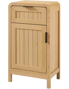 Roy Bedside Cabinet 1 Drawer 1 Door Oak