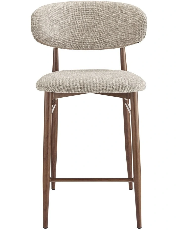 Ormond High Stools Pair (Set of 2) Beige image 3