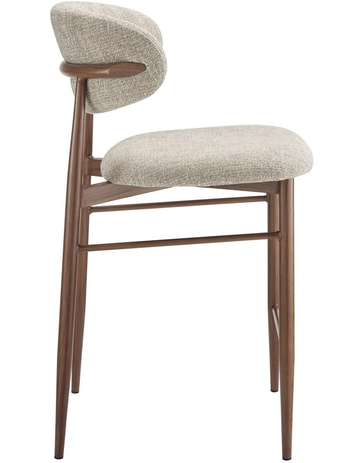 Ormond High Stools Pair (Set of 2) Beige image 4