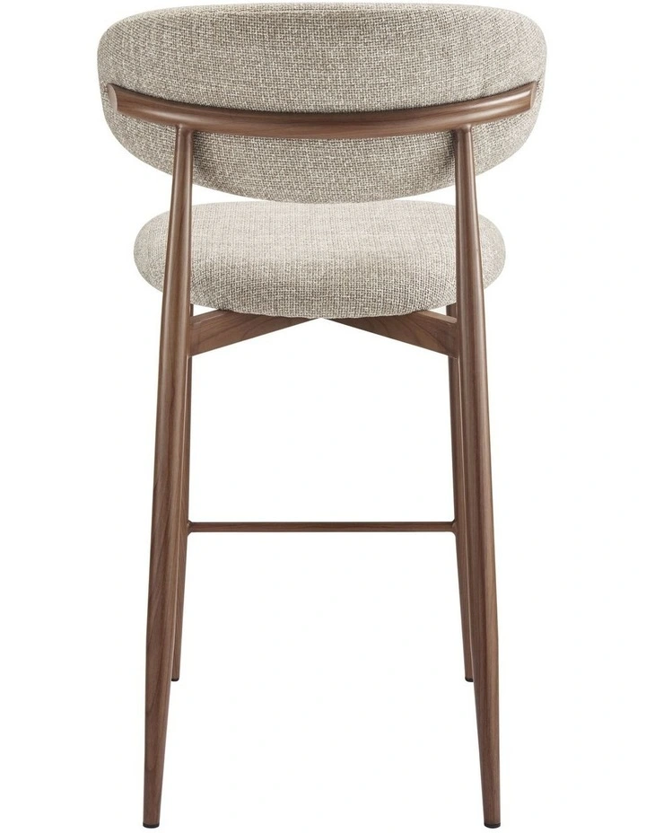 Ormond High Stools Pair (Set of 2) Beige image 5