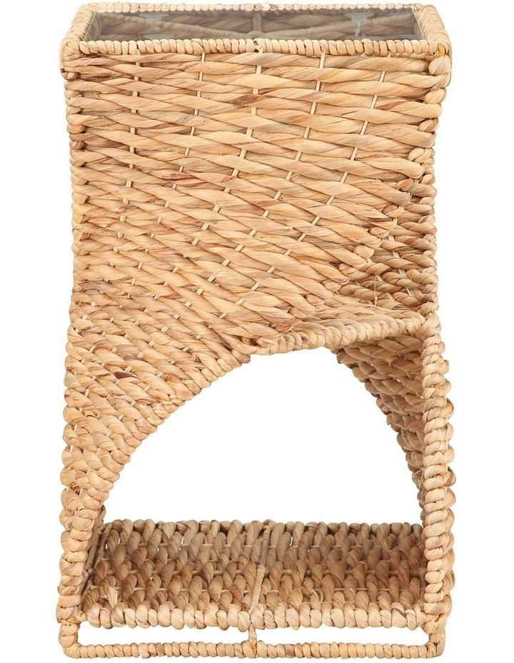 Savannah Side Table Spiral Base Woven image 5