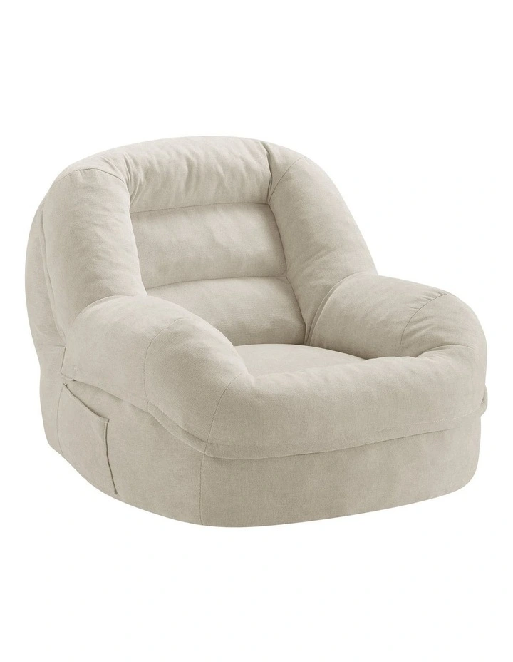 Mira Compressed Chair Lounge Seat Beige image 1