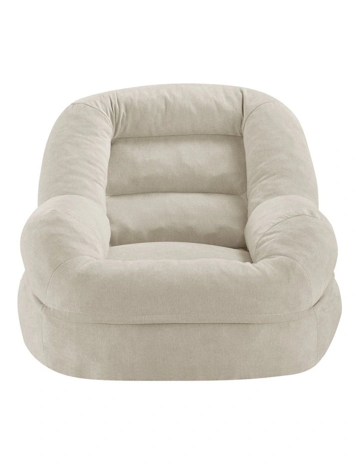 Mira Compressed Chair Lounge Seat Beige image 3
