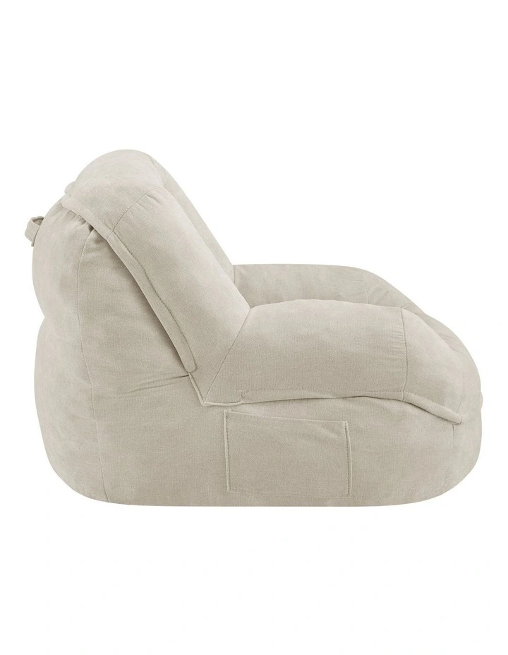 Mira Compressed Chair Lounge Seat Beige image 4