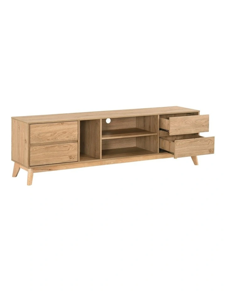 Ariah TV Entertainment Unit 180W 4 Drawers Oak image 4