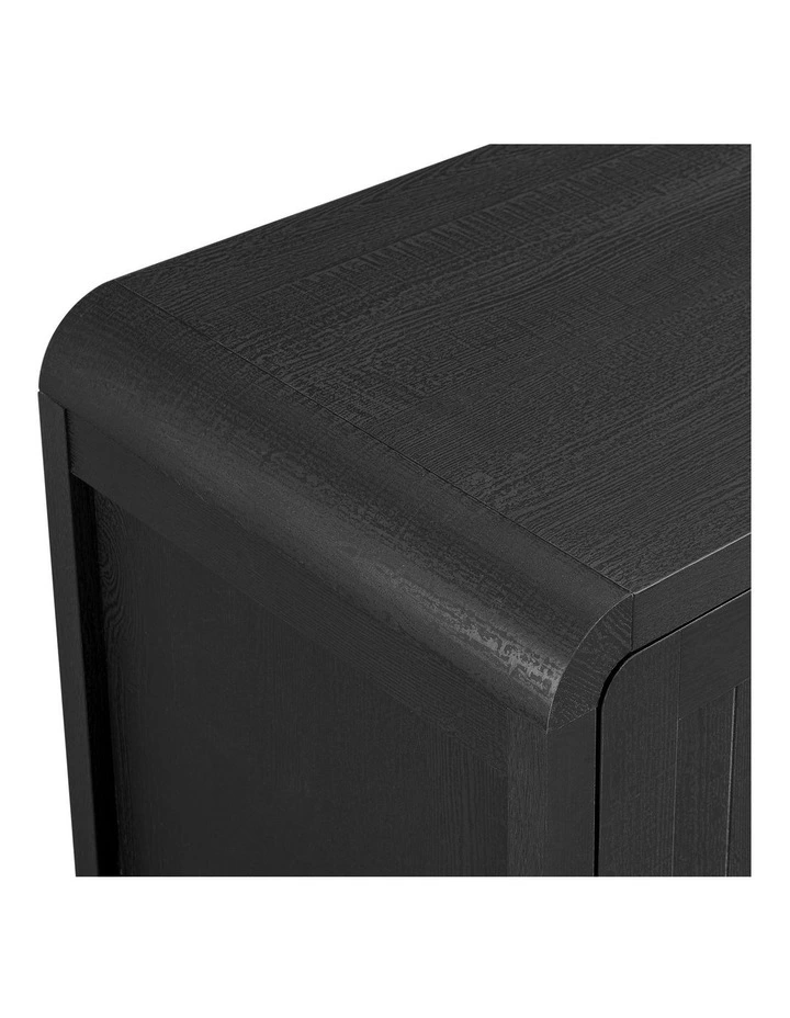 Roy TV Entertainment Unit Lowline 2 Doors Black image 6