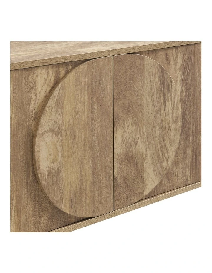 Tanya TV Entertainment Unit Cabinet 4 Doors Oak image 6