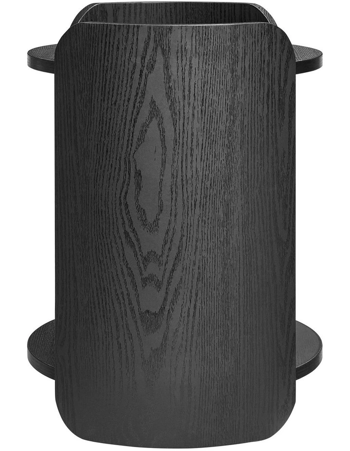 Brett Side Table Bedside Round Black image 4