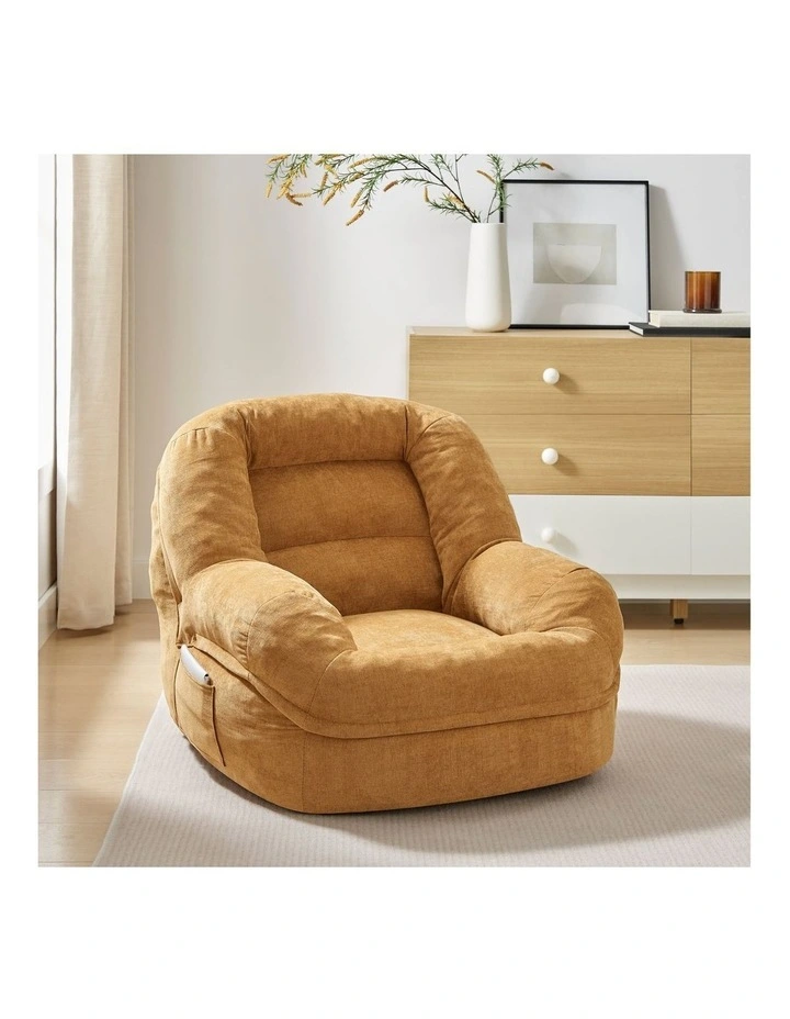 Mira Compressed Chair Lounge Seat Mustard image 2