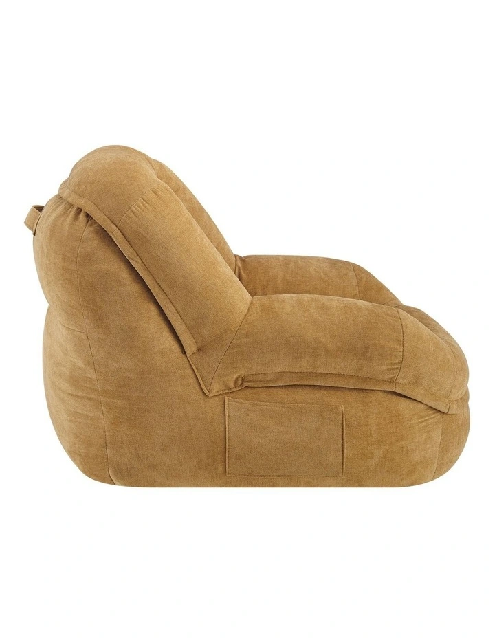 Mira Compressed Chair Lounge Seat Mustard image 4