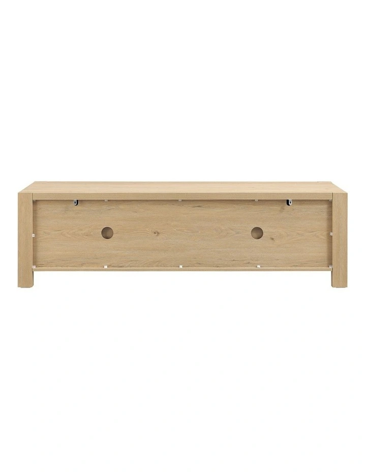 Marla Entertainment TV Unit 2 Drawers Oak image 4