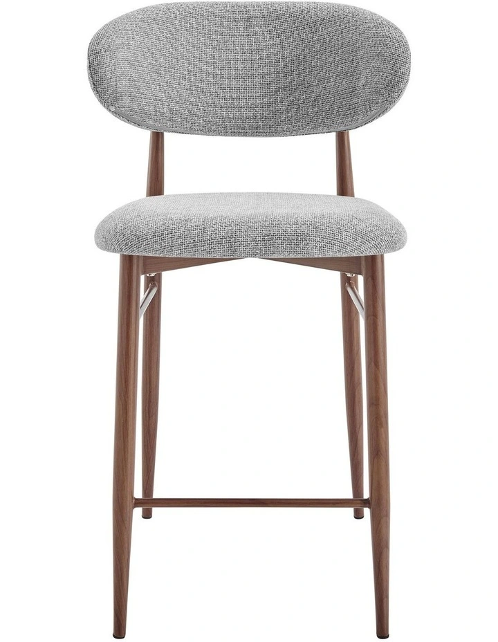 Ormond High Stools Pair (Set of 2) Grey image 3