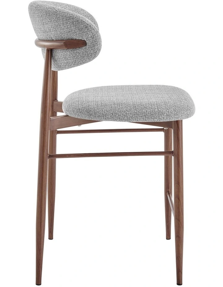 Ormond High Stools Pair (Set of 2) Grey image 4