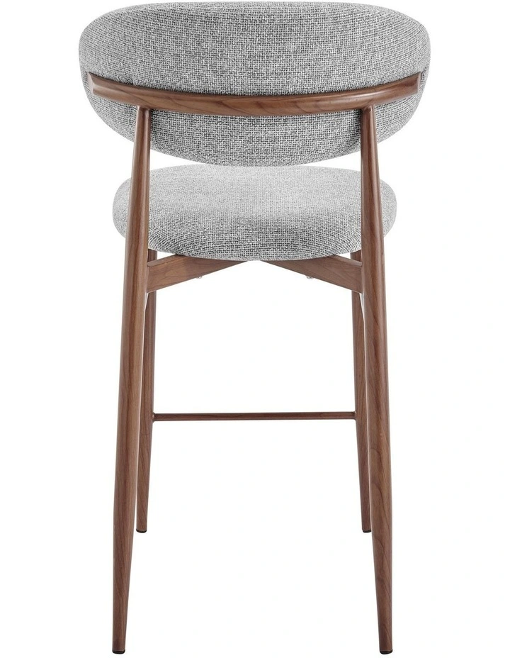 Ormond High Stools Pair (Set of 2) Grey image 5