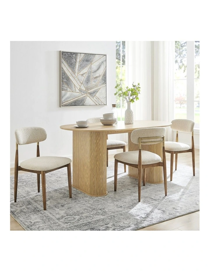 Kayla Dining Table Oval 160cm Oak image 2