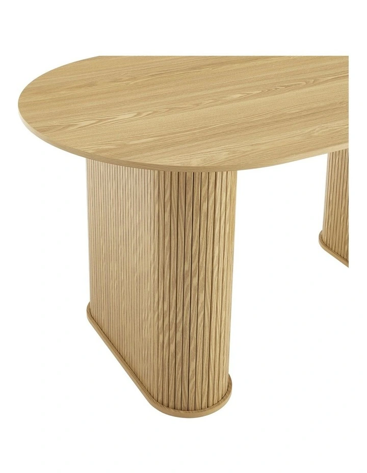 Kayla Dining Table Oval 160cm Oak image 5