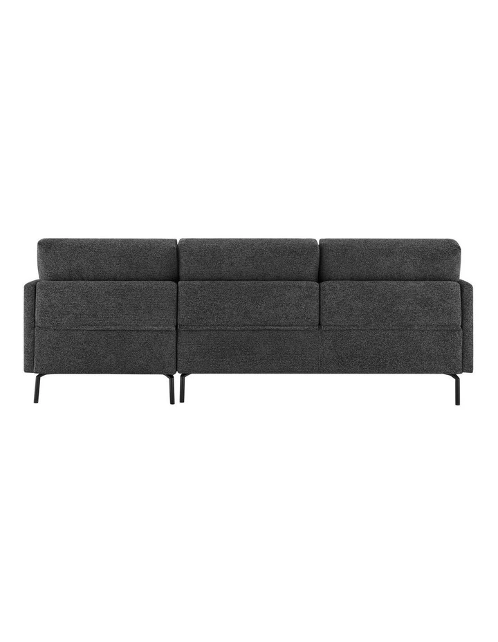 Dixon Sofa Couch Lounge 3 Seater RH Chaise Ash image 4