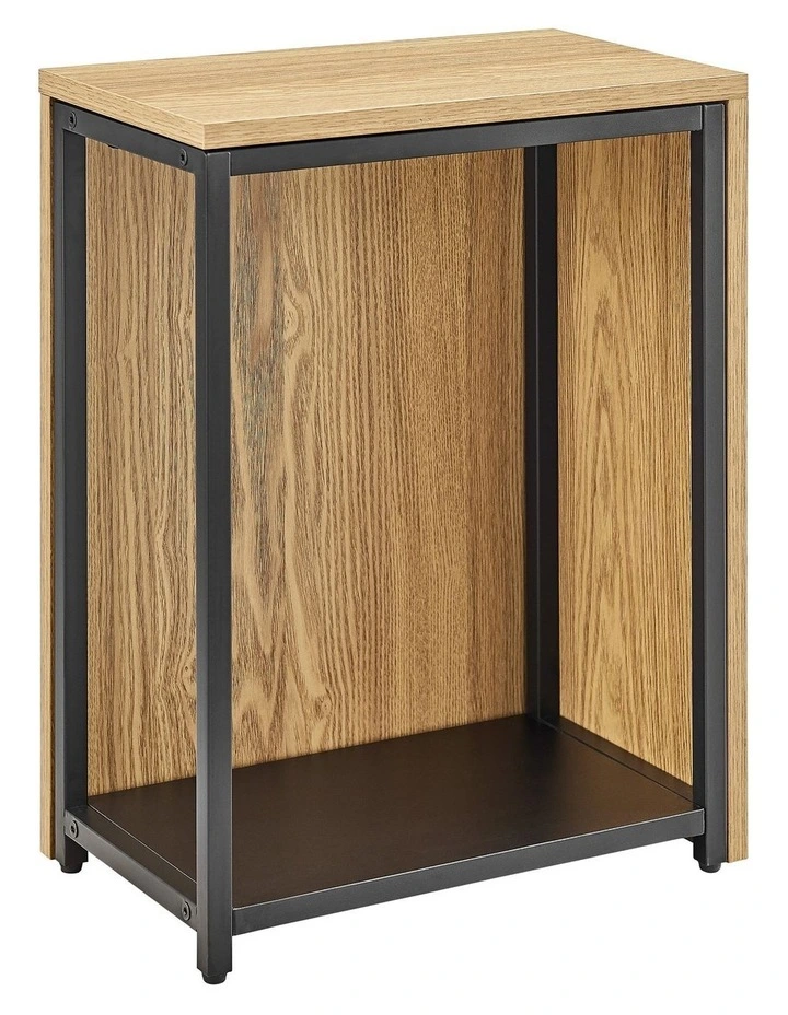 Sabina Side Table Extendable Oak and Black image 5