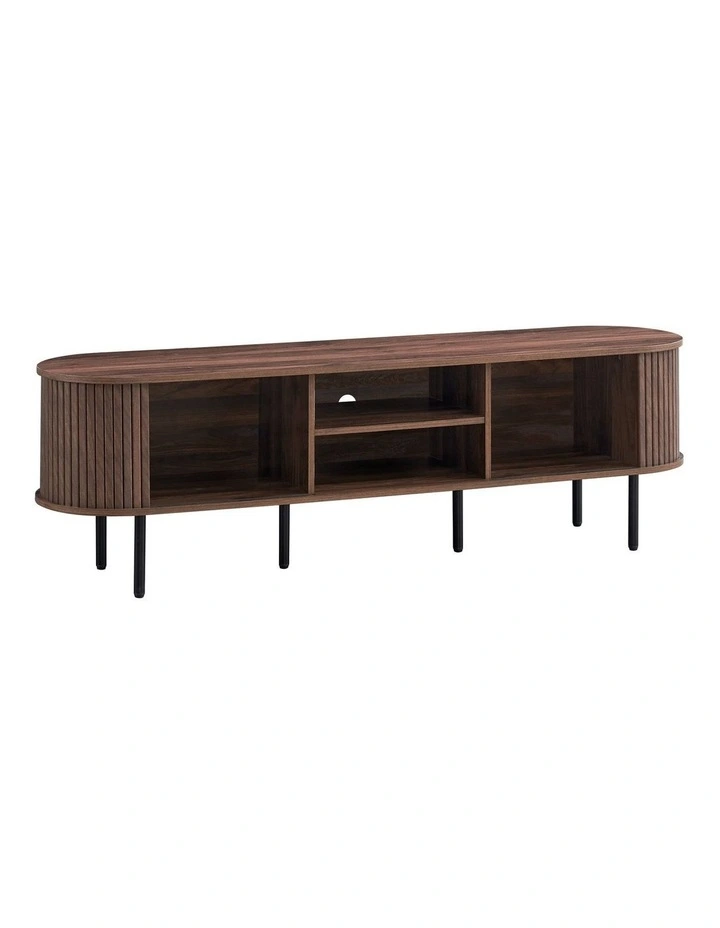 Shane TV Entertainment Unit 170cm 2 Doors Walnut image 4