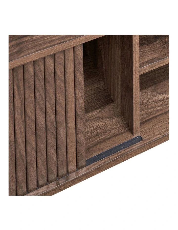 Shane TV Entertainment Unit 170cm 2 Doors Walnut image 6