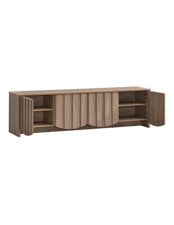Eden TV Entertainment Unit 180W 4 Doors Oak image 4