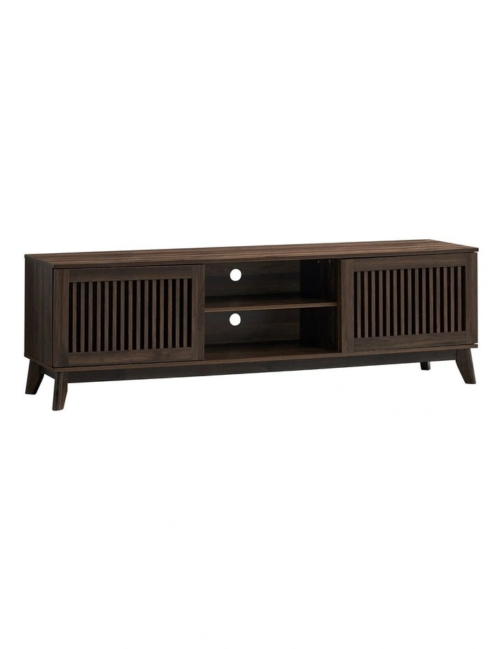 Goria TV Entertainment Unit 2 Doors 180cm Walnut image 1