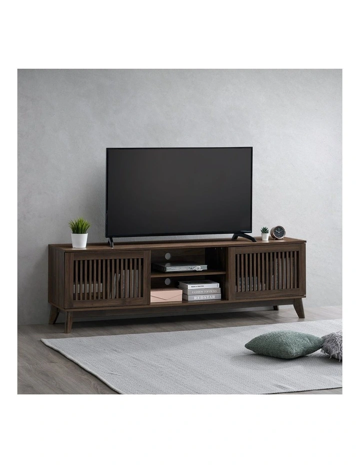 Goria TV Entertainment Unit 2 Doors 180cm Walnut image 3