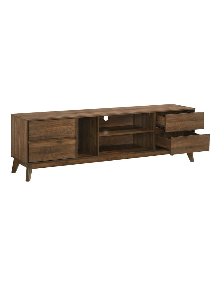 Ariah TV Entertainment Unit 180W 4 Drawers Walnut image 4