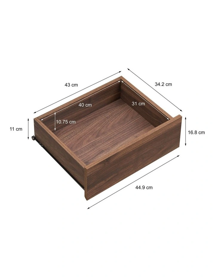 Ariah TV Entertainment Unit 180W 4 Drawers Walnut image 7