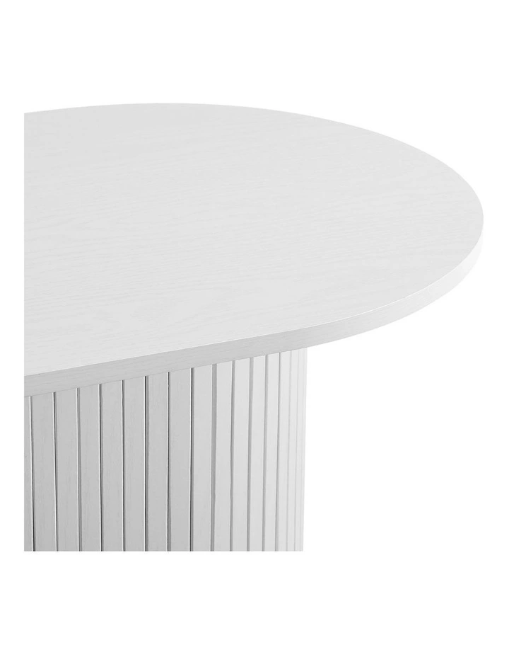 Kayla Coffee Table Oval 80cm White image 5
