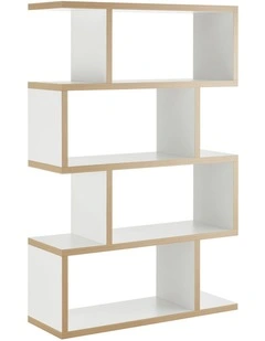 Janet Bookcase Display Unit Shelving 100W x 152H White