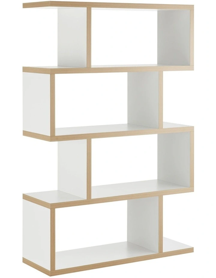 Janet Bookcase Display Unit Shelving 100W x 152H White image 1