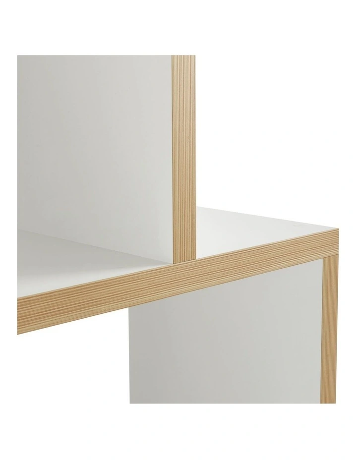 Janet Bookcase Display Unit Shelving 100W x 152H White image 6