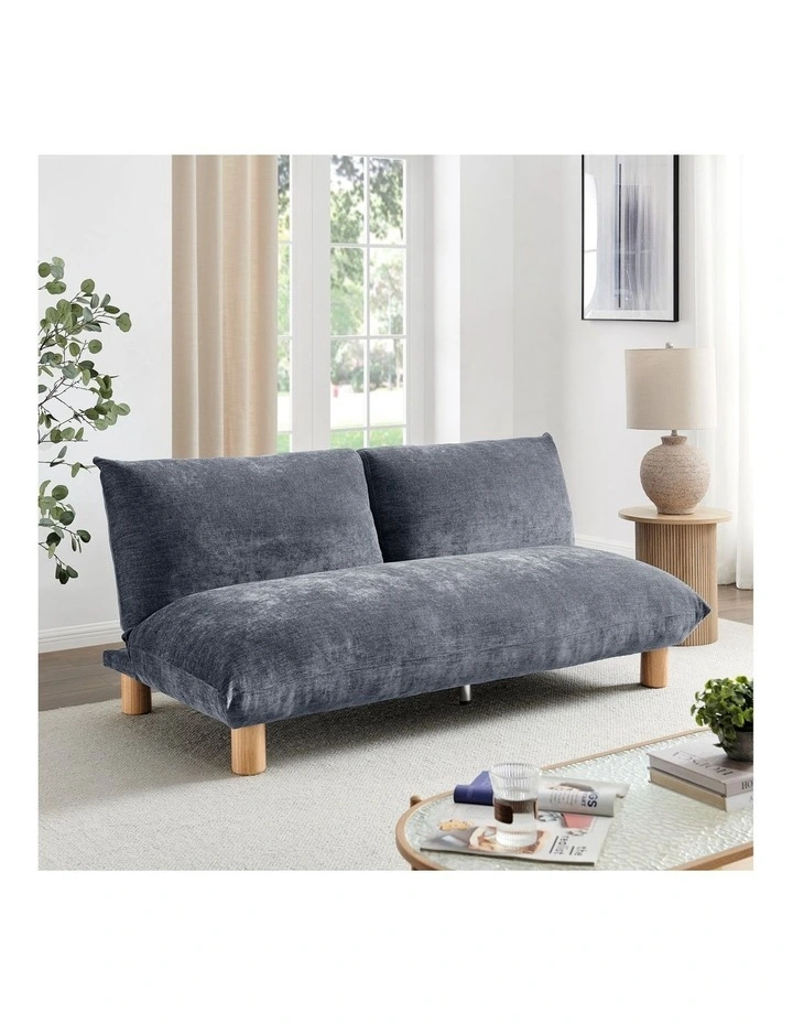 Althea Sofa Bed Lounge Couch Navy Blue image 2