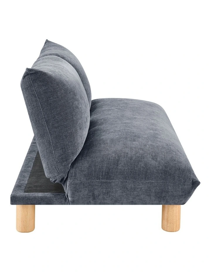 Althea Sofa Bed Lounge Couch Navy Blue image 3