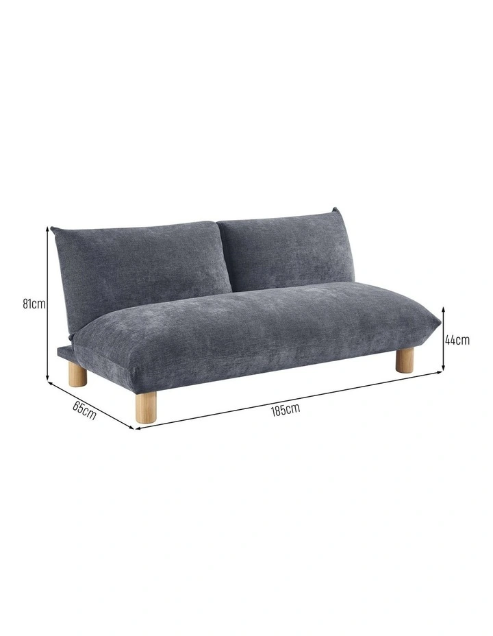 Althea Sofa Bed Lounge Couch Navy Blue image 6