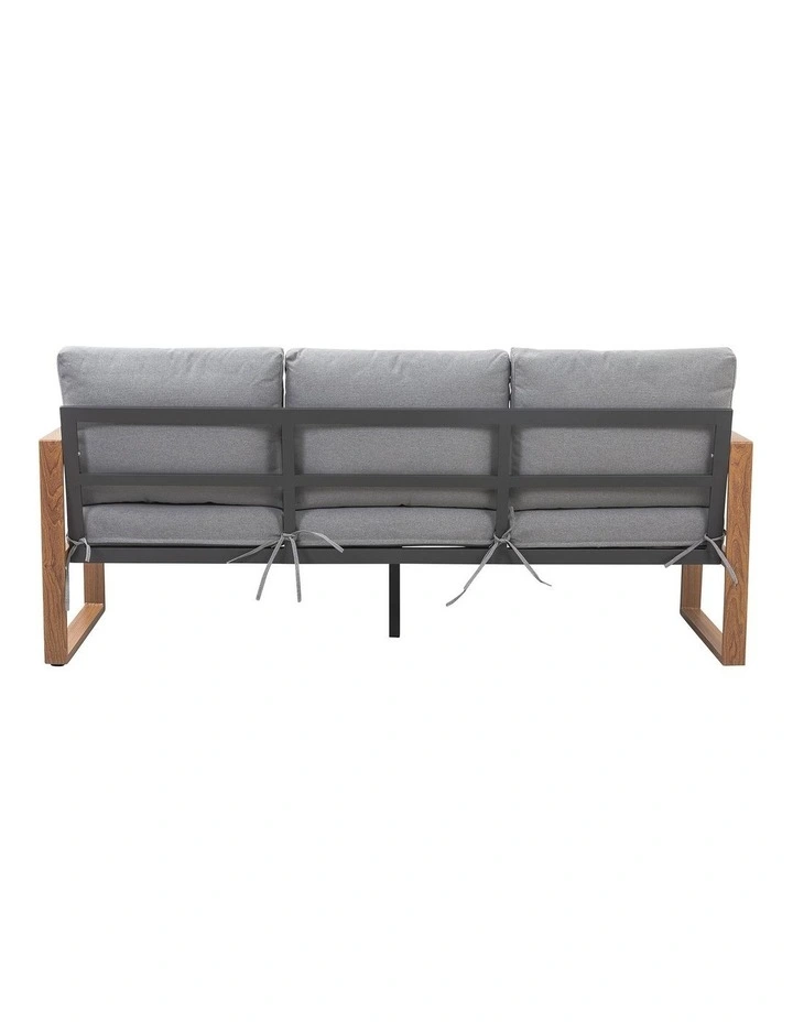 Naomi Outdoor Lounge Garden Set 4 Piece Dark Grey image 4