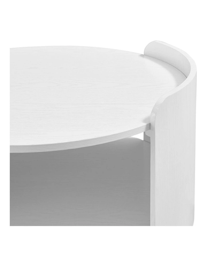 Brett Coffee Table Round White image 5