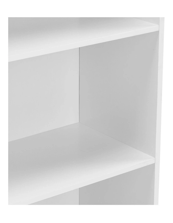 Belle Bookshelf Display Cabinet 6 Tier Bookcase Storage Display Shelf 78cm White image 6