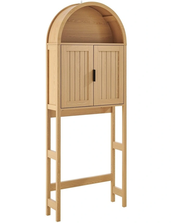Roy Over The Toilet Storage Cabinet 2 Doors Oak image 1