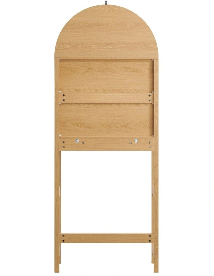 Roy Over The Toilet Storage Cabinet 2 Doors Oak image 4