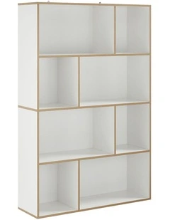 Janet Bookcase Display Unit Shelving 100W x 150H White