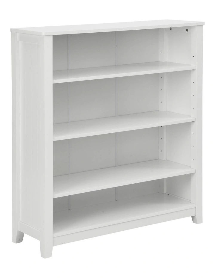 Eira Bookcase Bookshelf Display Cabinet 4 Tier White image 1