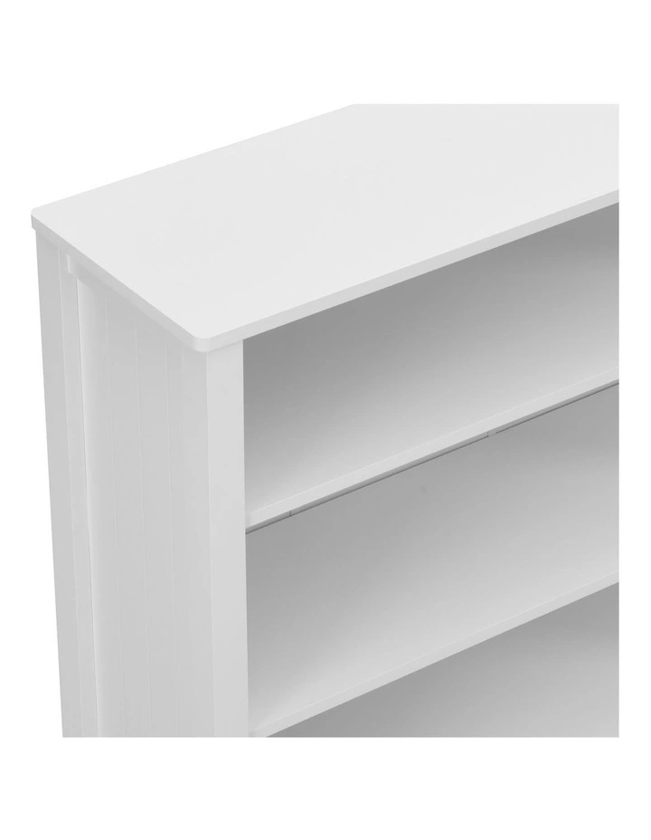 Eira Bookcase Bookshelf Display Cabinet 4 Tier White image 6