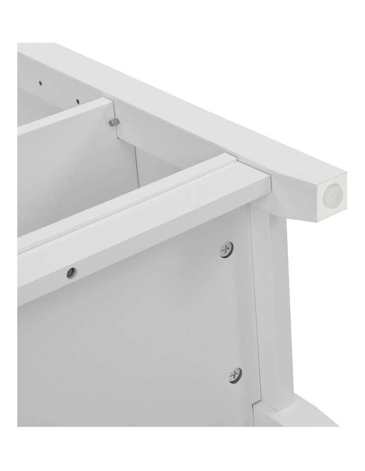 Eira Bookcase Bookshelf Display Cabinet 4 Tier White image 7