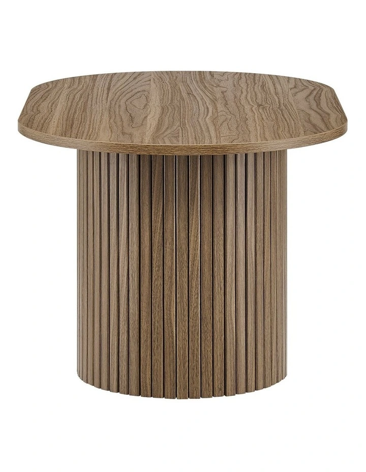Kayla Coffee Table Oval 80cm Walnut image 4