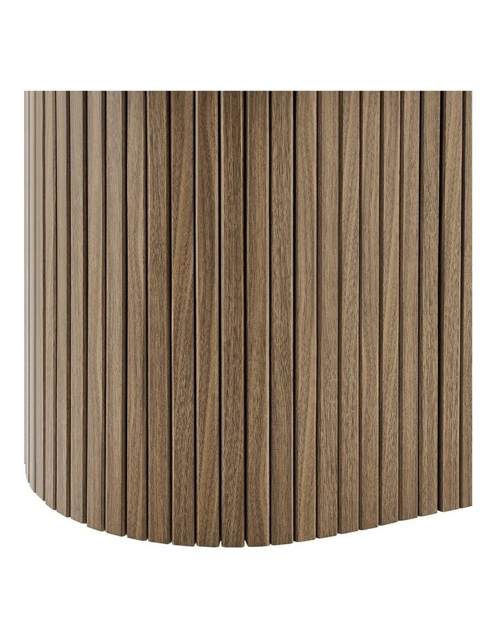 Kayla Coffee Table Oval 80cm Walnut image 6