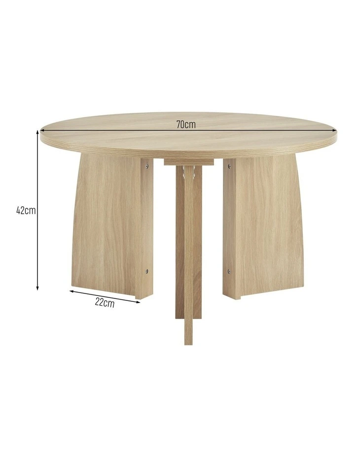 Terra Coffee Table Round Oak image 7
