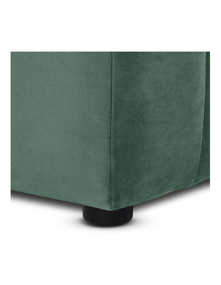 Becca Storage Ottoman Blanket Box Lounge Bench Dark Green Velvet image 6